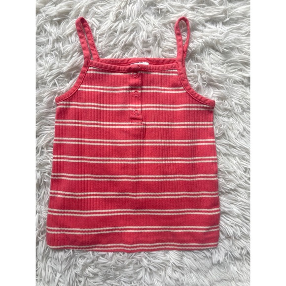 Hanna Andersson Other - Hanna Andersson Ribbed Striped Henley Tank Top